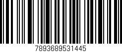 Código de barras (EAN, GTIN, SKU, ISBN): '7893689531445'