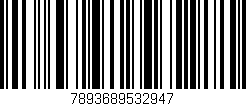 Código de barras (EAN, GTIN, SKU, ISBN): '7893689532947'
