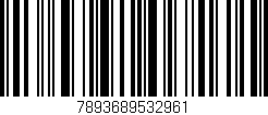 Código de barras (EAN, GTIN, SKU, ISBN): '7893689532961'