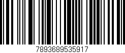 Código de barras (EAN, GTIN, SKU, ISBN): '7893689535917'