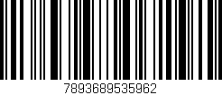 Código de barras (EAN, GTIN, SKU, ISBN): '7893689535962'