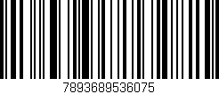Código de barras (EAN, GTIN, SKU, ISBN): '7893689536075'
