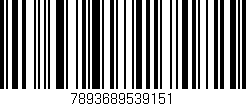 Código de barras (EAN, GTIN, SKU, ISBN): '7893689539151'