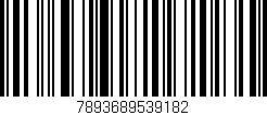 Código de barras (EAN, GTIN, SKU, ISBN): '7893689539182'