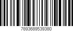 Código de barras (EAN, GTIN, SKU, ISBN): '7893689539380'