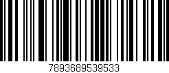 Código de barras (EAN, GTIN, SKU, ISBN): '7893689539533'
