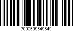 Código de barras (EAN, GTIN, SKU, ISBN): '7893689549549'