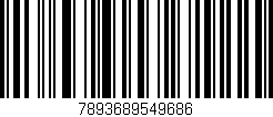 Código de barras (EAN, GTIN, SKU, ISBN): '7893689549686'
