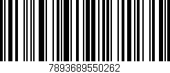 Código de barras (EAN, GTIN, SKU, ISBN): '7893689550262'