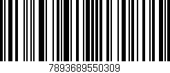 Código de barras (EAN, GTIN, SKU, ISBN): '7893689550309'