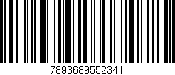 Código de barras (EAN, GTIN, SKU, ISBN): '7893689552341'