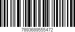 Código de barras (EAN, GTIN, SKU, ISBN): '7893689555472'