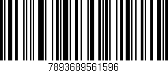 Código de barras (EAN, GTIN, SKU, ISBN): '7893689561596'