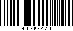 Código de barras (EAN, GTIN, SKU, ISBN): '7893689562791'
