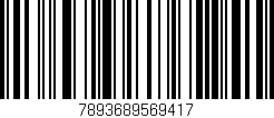 Código de barras (EAN, GTIN, SKU, ISBN): '7893689569417'