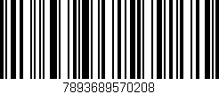 Código de barras (EAN, GTIN, SKU, ISBN): '7893689570208'