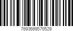 Código de barras (EAN, GTIN, SKU, ISBN): '7893689570529'
