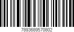 Código de barras (EAN, GTIN, SKU, ISBN): '7893689570802'