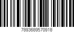 Código de barras (EAN, GTIN, SKU, ISBN): '7893689570918'