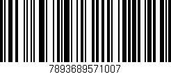 Código de barras (EAN, GTIN, SKU, ISBN): '7893689571007'