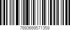 Código de barras (EAN, GTIN, SKU, ISBN): '7893689571359'