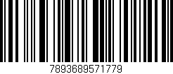 Código de barras (EAN, GTIN, SKU, ISBN): '7893689571779'