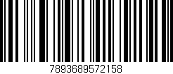 Código de barras (EAN, GTIN, SKU, ISBN): '7893689572158'