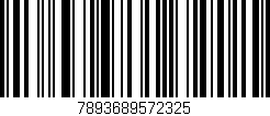 Código de barras (EAN, GTIN, SKU, ISBN): '7893689572325'