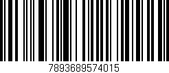 Código de barras (EAN, GTIN, SKU, ISBN): '7893689574015'