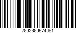 Código de barras (EAN, GTIN, SKU, ISBN): '7893689574961'