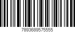 Código de barras (EAN, GTIN, SKU, ISBN): '7893689575555'