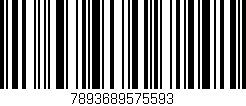 Código de barras (EAN, GTIN, SKU, ISBN): '7893689575593'