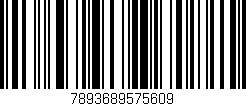 Código de barras (EAN, GTIN, SKU, ISBN): '7893689575609'