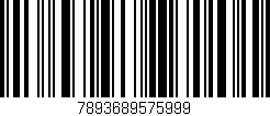 Código de barras (EAN, GTIN, SKU, ISBN): '7893689575999'