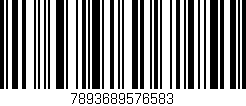 Código de barras (EAN, GTIN, SKU, ISBN): '7893689576583'