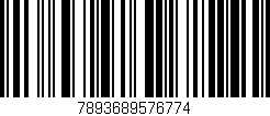 Código de barras (EAN, GTIN, SKU, ISBN): '7893689576774'
