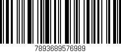 Código de barras (EAN, GTIN, SKU, ISBN): '7893689576989'