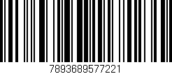 Código de barras (EAN, GTIN, SKU, ISBN): '7893689577221'