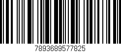 Código de barras (EAN, GTIN, SKU, ISBN): '7893689577825'