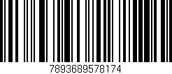 Código de barras (EAN, GTIN, SKU, ISBN): '7893689578174'