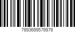Código de barras (EAN, GTIN, SKU, ISBN): '7893689578976'