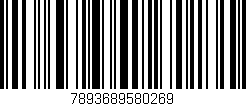 Código de barras (EAN, GTIN, SKU, ISBN): '7893689580269'