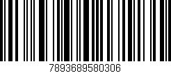 Código de barras (EAN, GTIN, SKU, ISBN): '7893689580306'