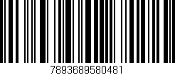 Código de barras (EAN, GTIN, SKU, ISBN): '7893689580481'