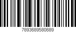Código de barras (EAN, GTIN, SKU, ISBN): '7893689580689'