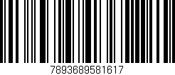 Código de barras (EAN, GTIN, SKU, ISBN): '7893689581617'