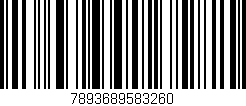 Código de barras (EAN, GTIN, SKU, ISBN): '7893689583260'