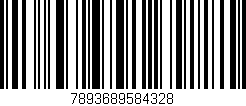 Código de barras (EAN, GTIN, SKU, ISBN): '7893689584328'