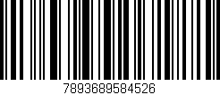 Código de barras (EAN, GTIN, SKU, ISBN): '7893689584526'