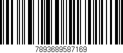 Código de barras (EAN, GTIN, SKU, ISBN): '7893689587169'